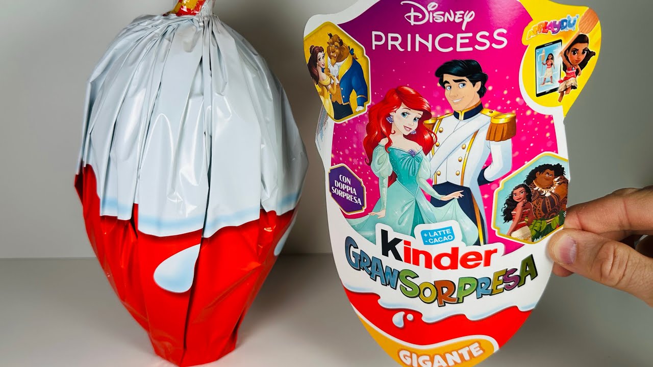 Kinder Surprise 320g Gransorpresa 2026 Disney PRINCESS.Киндер Сюрприз СУПЕР ГИГАНТСКИЙ 320г Дисней