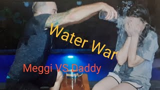 Water War with Megan Domani VS Daddy