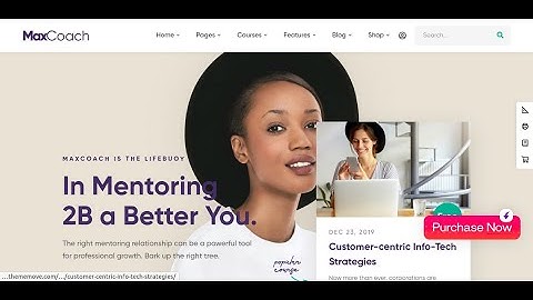 MaxCoach - Online cursussen, persoonlijke coaching en onderwijs WordPress-thema