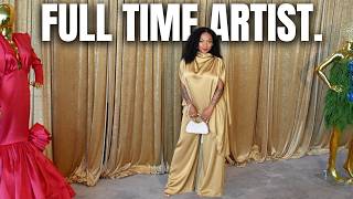 My Life As A Full Time Artist | Met Gala + Art Auction + Fashion Show