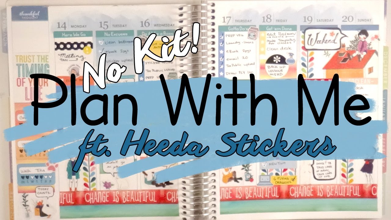 ECLP Vertical PWM ft. Heeda deco stickers plan as I go