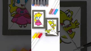 Super Mario Beautiful cardboard puzzle game !❤️😍 #game #ytshorts #marioart #trending