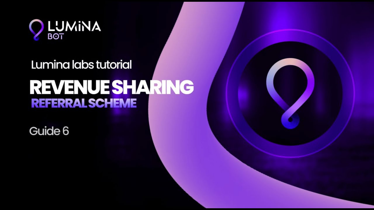 Lumina Trading Bot Tutorial #6 - Referral Scheme + Revenue Sharing