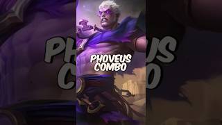 Phoveus combo skill mobile legends #shorts #mobilelegends #mlbb #phoveus #tutorial