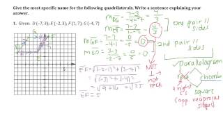 8.6: Coordinate Proofs
