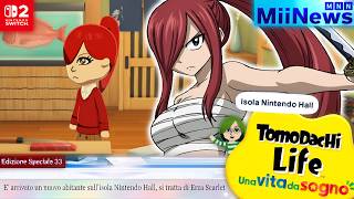 Erza Scarlet from Fairy Tail guild (#33) Tomodachi Life: Living the Dream - Switch 2 Gameplay