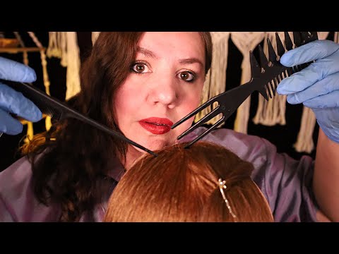 ASMR TE QUITO PIOJOS para poder DORMIR Roleplay / ASMR Españaol Latino