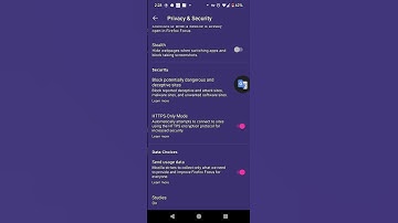 Firefox Focus settings and look