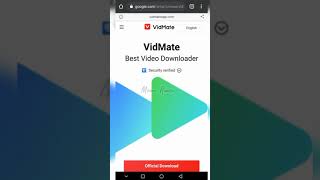 Download to YouTube video using vidmate || How to download vidmate screenshot 4