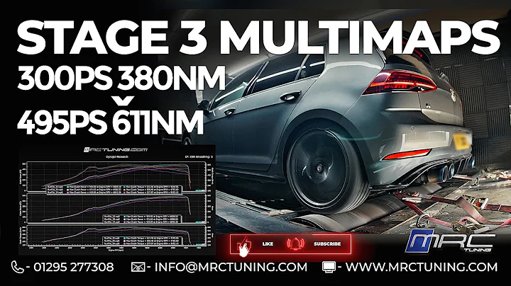 [ GOLF R MK7 ] - TTv4 MRC STAGE 3 ECU and TCU Dyno Tune - [ 495PS 611NM ]