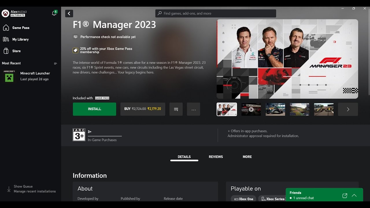 Fix F1 Manager 2023 Not Installing On Xbox App/Microsoft Store On Windows 11/10