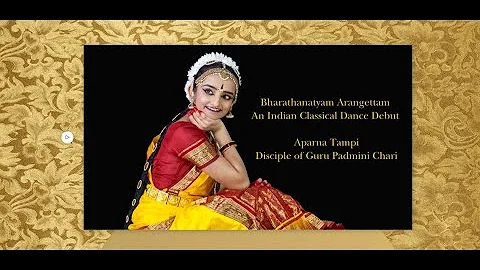 Aparna's Bharatanatyam Arangetram 2022 - Live [1080p]