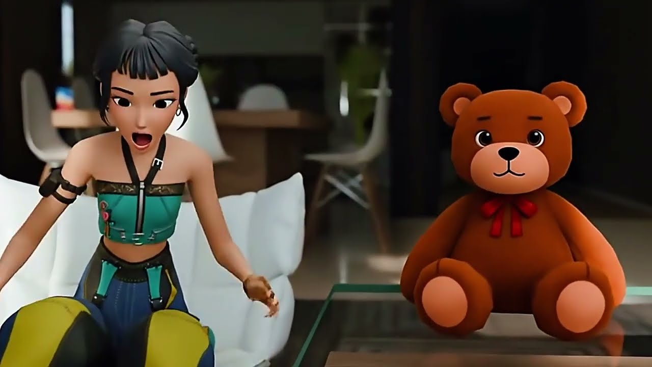 Rumi Uses Magic on the Bear 😱 Zoey Gets Scared! | K-Pop Demon Hunters