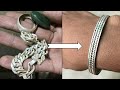 Bangle from old bracelet | silver bangle making | metal restoration | we make jewellery