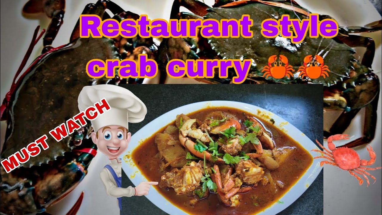 RESTAURANT STYLE CRAB CURRY RECIPE ‼️ MUST WATCH ‼️ TASTY FOOD 😋😋😋