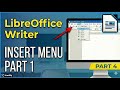 LibreOffice Writer Insert Menu Part 1: Full Tutorial in Hindi | Chart, Image & QR code