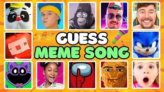 Guess The Meme & Who’S SINGING Mr Beast, Red Flags, Gegagedidago, Nobody Sausage