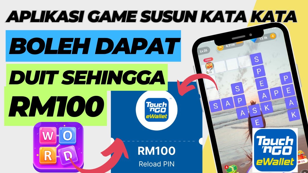 WORD MASTER Aplikasi Buat Duit Touch N Go Ewallet YouTube