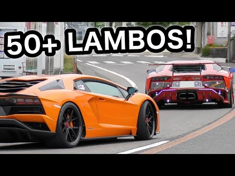 クルーザー 7.2レア ALLTIMERS ランボルギーニ 検ZIPZINGER OVER 50 LAMBORGHINIS! The acceleration sounds AMAZING! [Exhaust