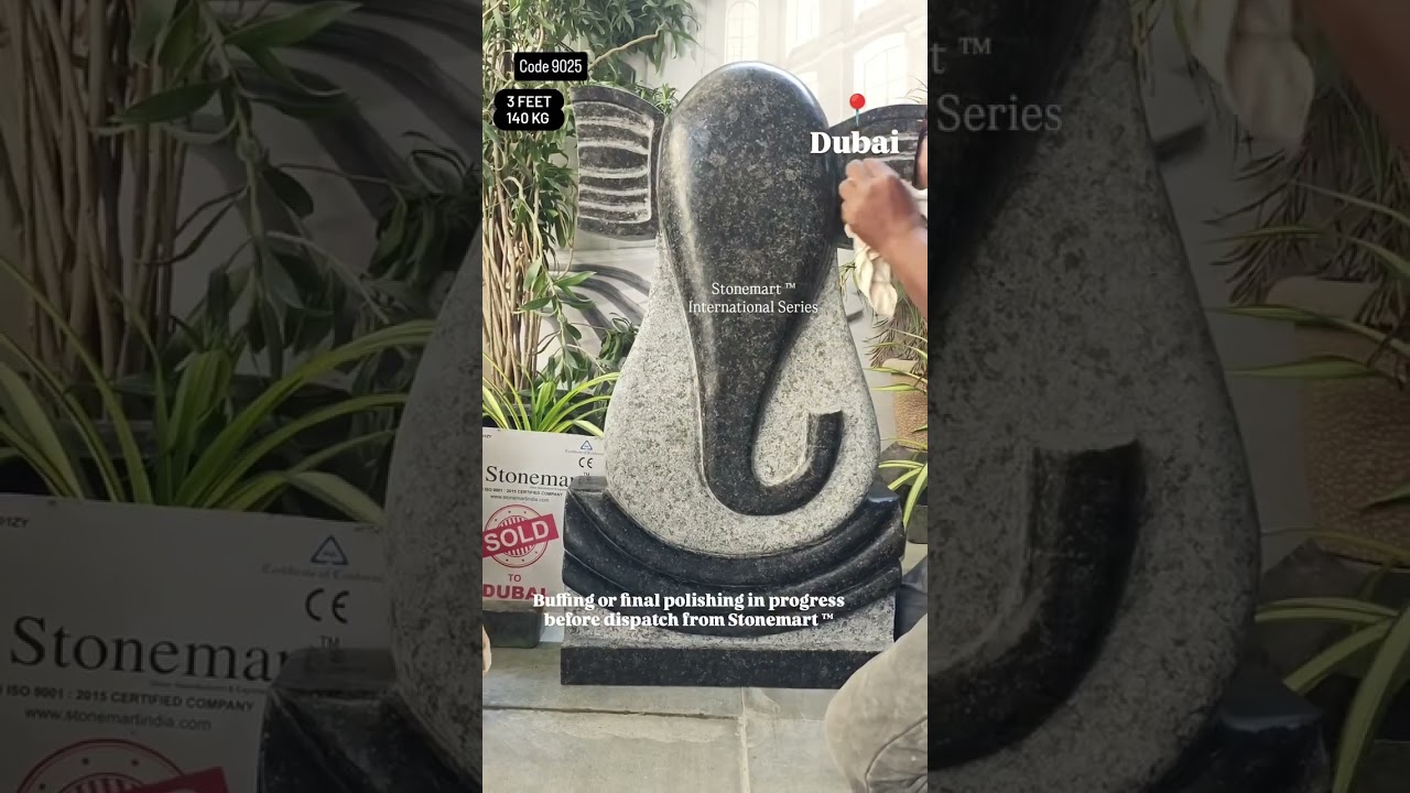Final Buffing Ganesha Abstract Sculpture for Dubai Export