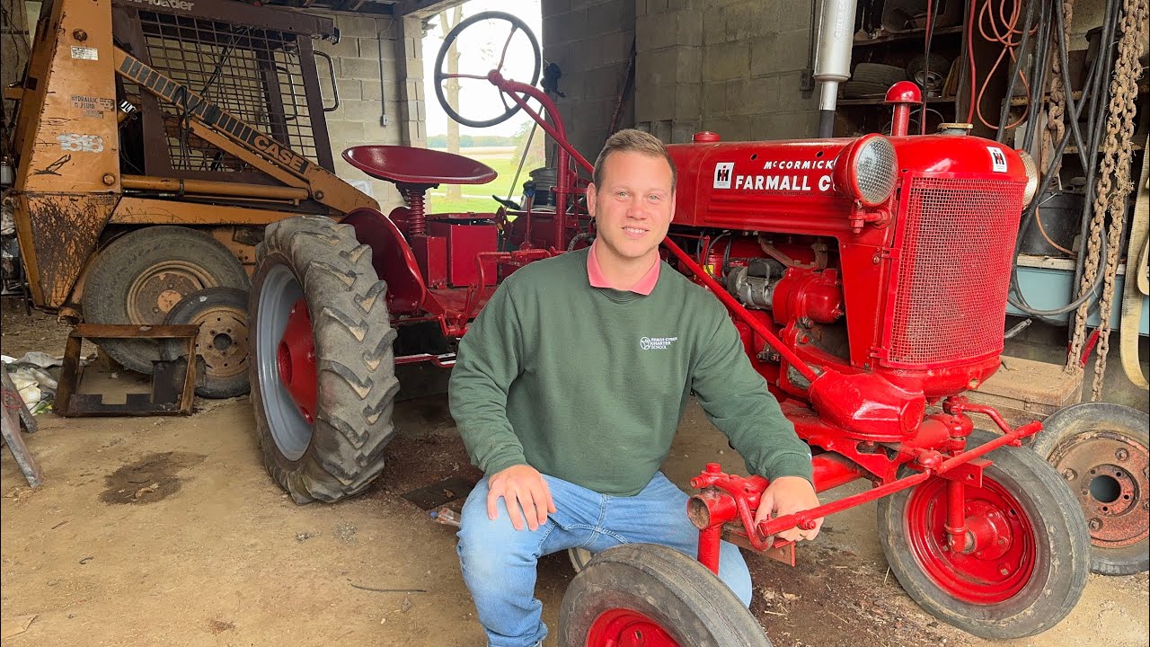 Часть 2 От грязи до блеска: как я покрасил свой трактор Farmall Cub