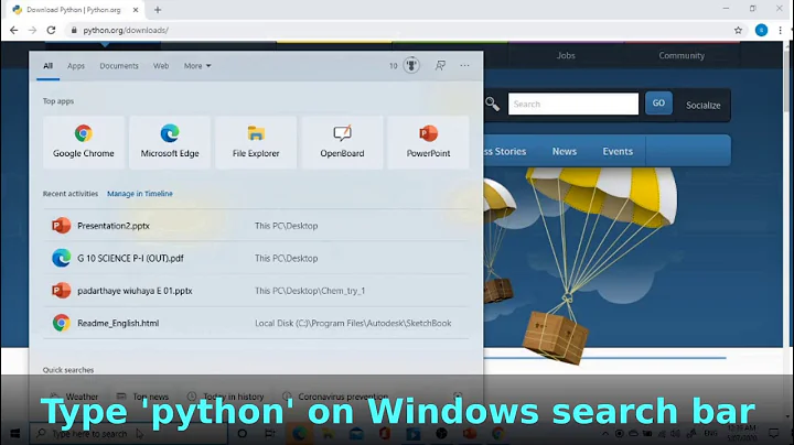 Install Python on Windows (latest version or any old version)
