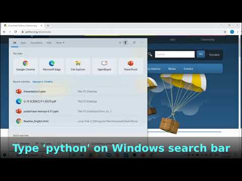 Install Python on Windows (latest version or any old version)