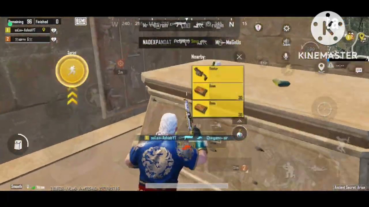 PubgmPro Vs me 4vs1 conquere❤‍🔥 lobby