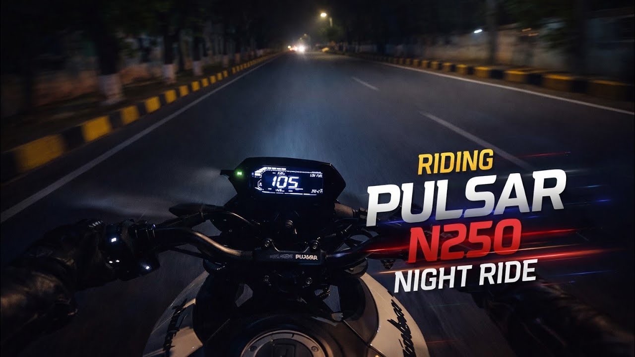 Night Ride In My Pulsar N250 | Jamshedpur ki Thand Mein Ride Kar Ke Maza Aagya 