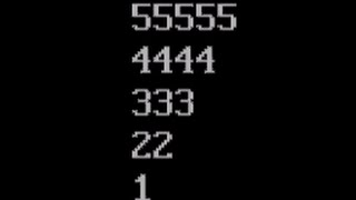 How to Create Pyramid of Numbers using For Loop in c.