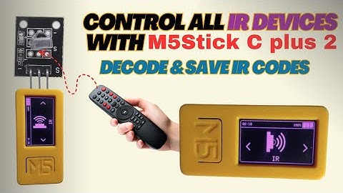 Hack IR Devices Like a Pro With M5StickC PLUS2 | #cybersecurity #m5stack #irremote