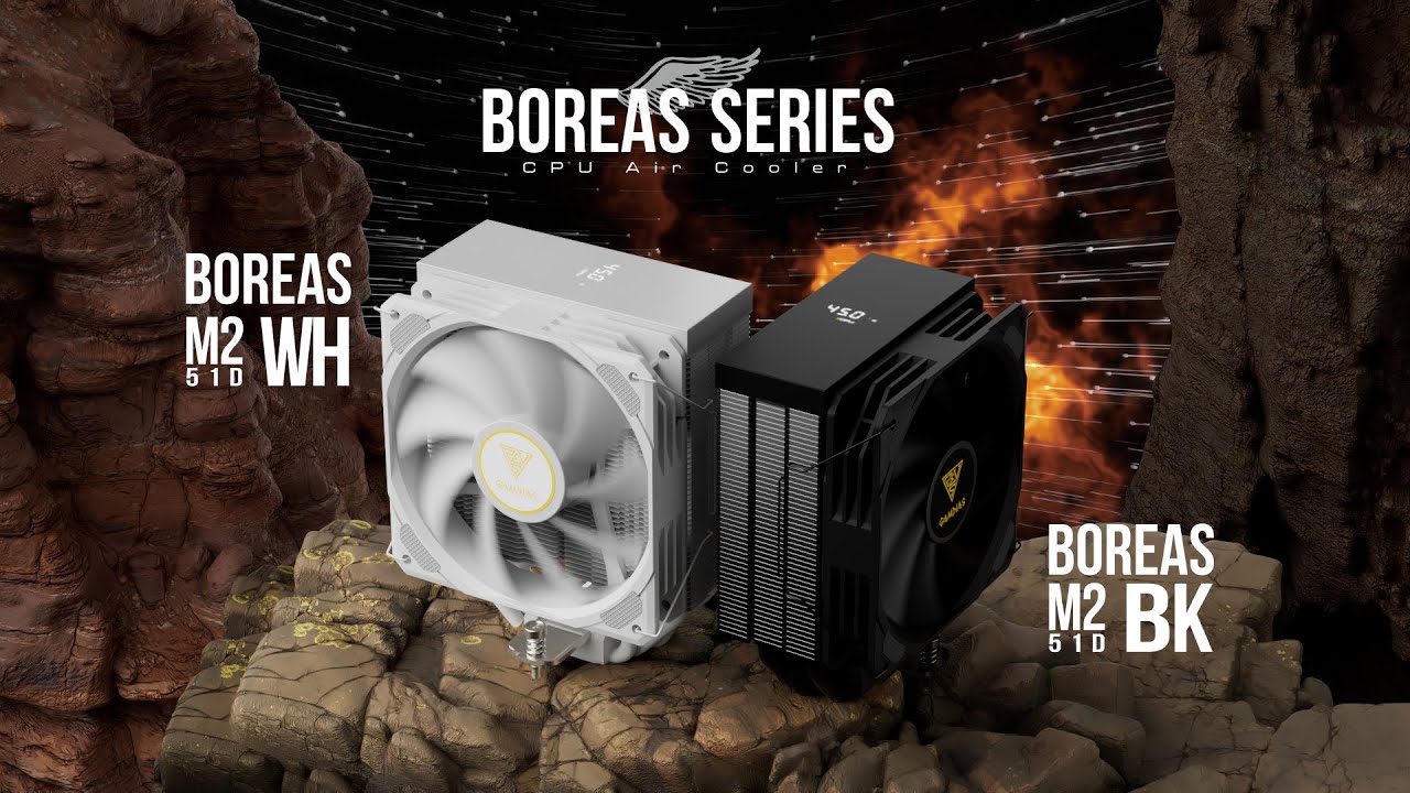 Tản nhiệt khí Gamdias BOREAS M2-51D Digital Black