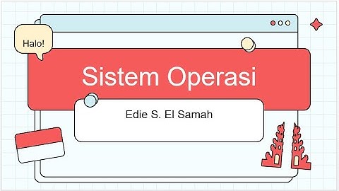 Sistem Operasi - Informatika Kelas X