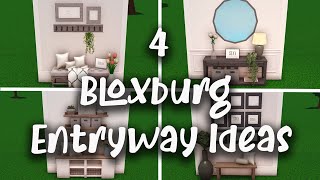 4 Bloxburg Entryway Ideas | Welcome To Bloxburg |