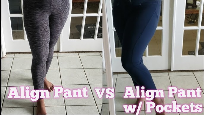 LULULEMON LEGGING REVIEW / ALIGN HIGH RISE PANT W/ POCKETS 