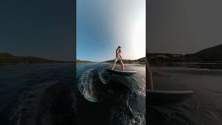 Wake foiling 🔄 on @northfoils SF1230/S185/HM80/C600/Scoop Mini