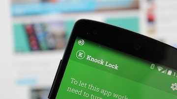 Knock Lock - double tap to lock Android-device