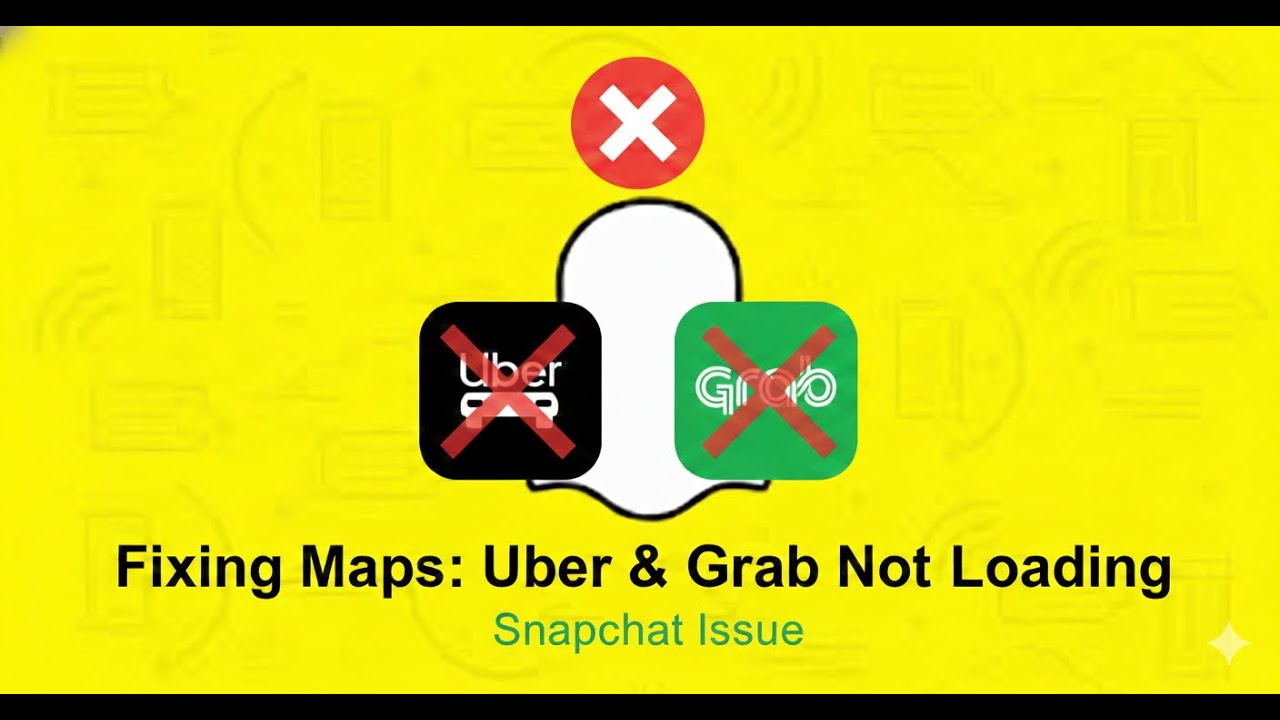 Fixing Snapchat maps not loading Uber or Grab locations - YouTube