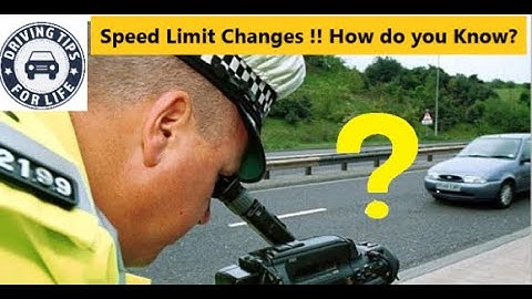 How to Tell if Speed Limit has Changed | DTC Driving Test UK
