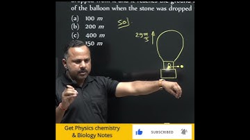 Path of Particle drop from Balloon | Motion Under Gravity | class 11 Physics #cbse #shorts