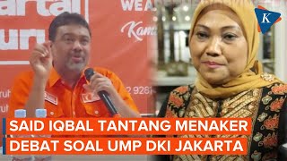 Said Iqbal Tantang Debat Menaker soal UMP DKI Hanya Naik 3,6 Persen