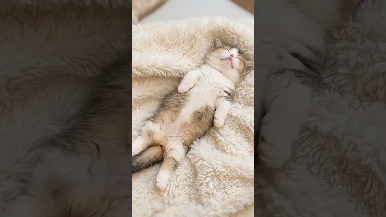 Deep Sleep Kitty😴 Too Cute to Wake!