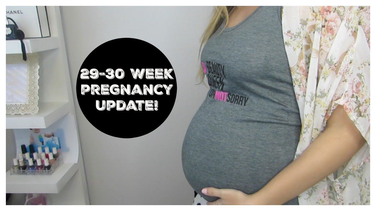 My 2930 Week Pregnancy Update + Bump Shot YouTube