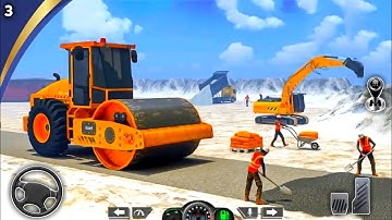 😱 JCB Highway Road Construction 3D - City Excavator Loading Simulator - Android GamePlay #3
