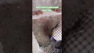 Construction of Underground Water Reservoir Tank of 8000 Liter Capacity