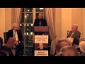 "THE CHURCHILL FACTOR:" BORIS JOHNSON at the Yale Club hosted by Chartwell Booksellers (2014)