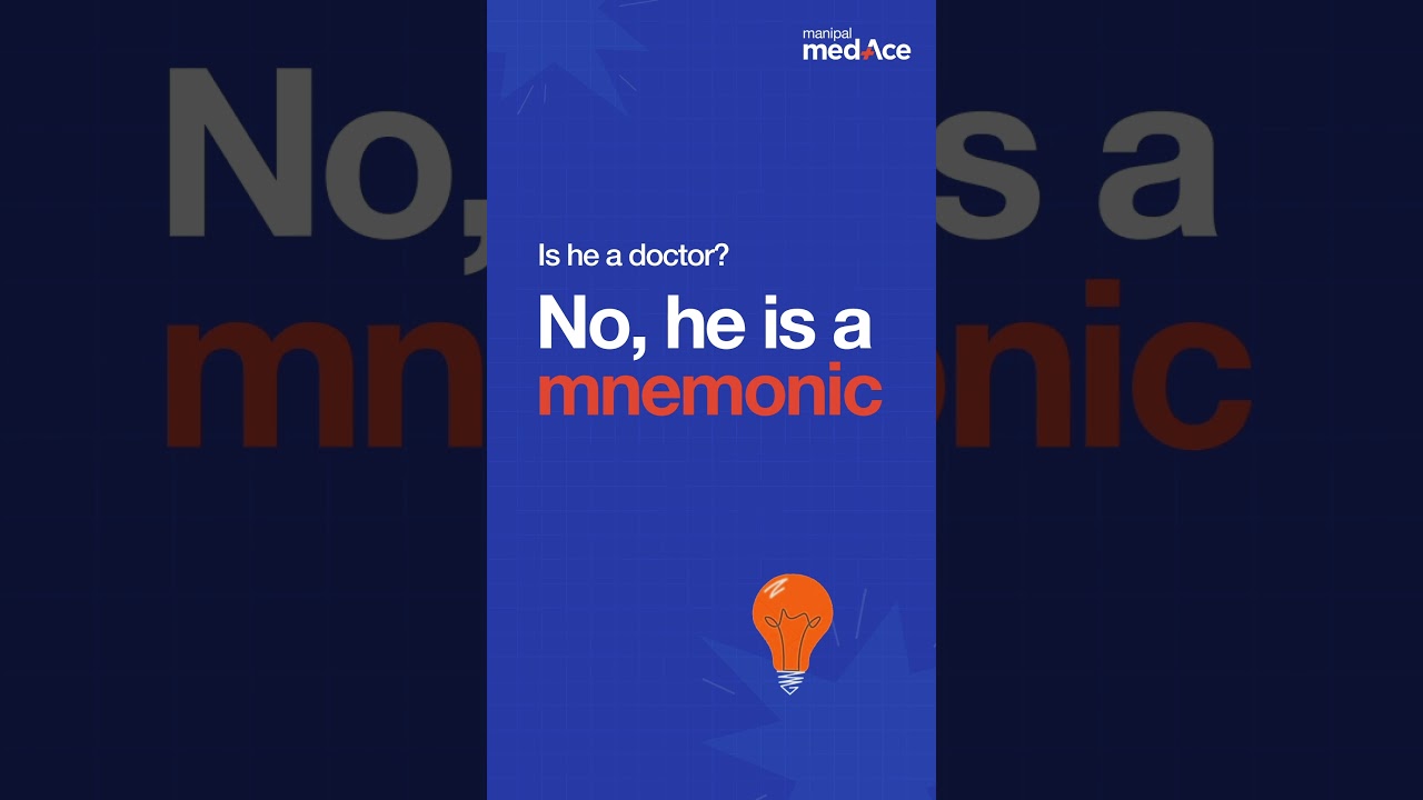 Master MBBS with Catchy Mnemonics! 🩺 Study Hacks by Manipal MedAce