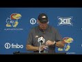 Lance Leipold Fall Camp Press Conference