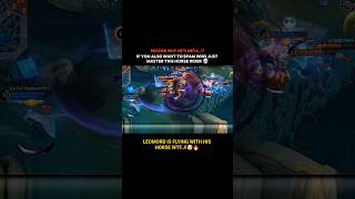 Leomord is flying with his horse..🤯😳 #mlbb #mobilelegends #moba #mobalegends5v5 #montage #ml