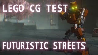 LEGO CG Test : Futuristic Streets